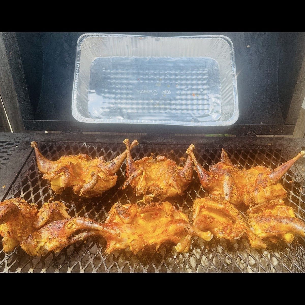 Fowl on the smoker